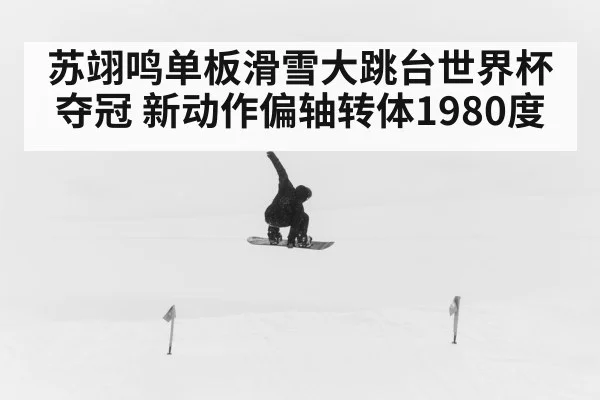 苏翊鸣单板滑雪大跳台世界杯夺冠 新动作偏轴转体1980度